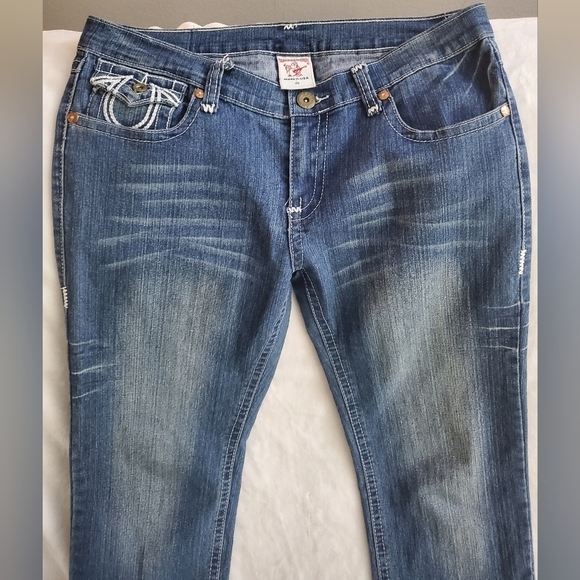 True Religion Joey Jeans women's size 30 white stitching - Picture 3 of 16